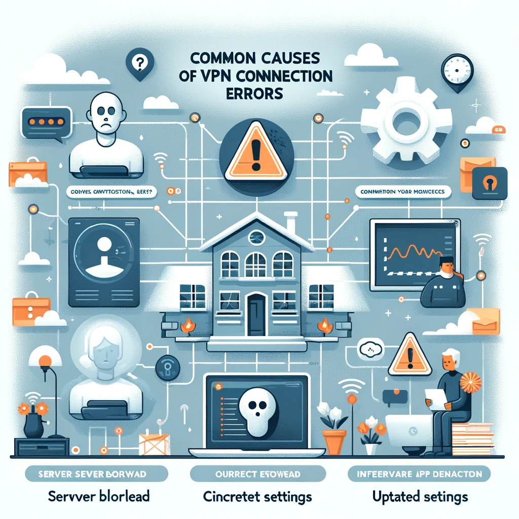 Infographic for Common Causes of VPN Connection Errors